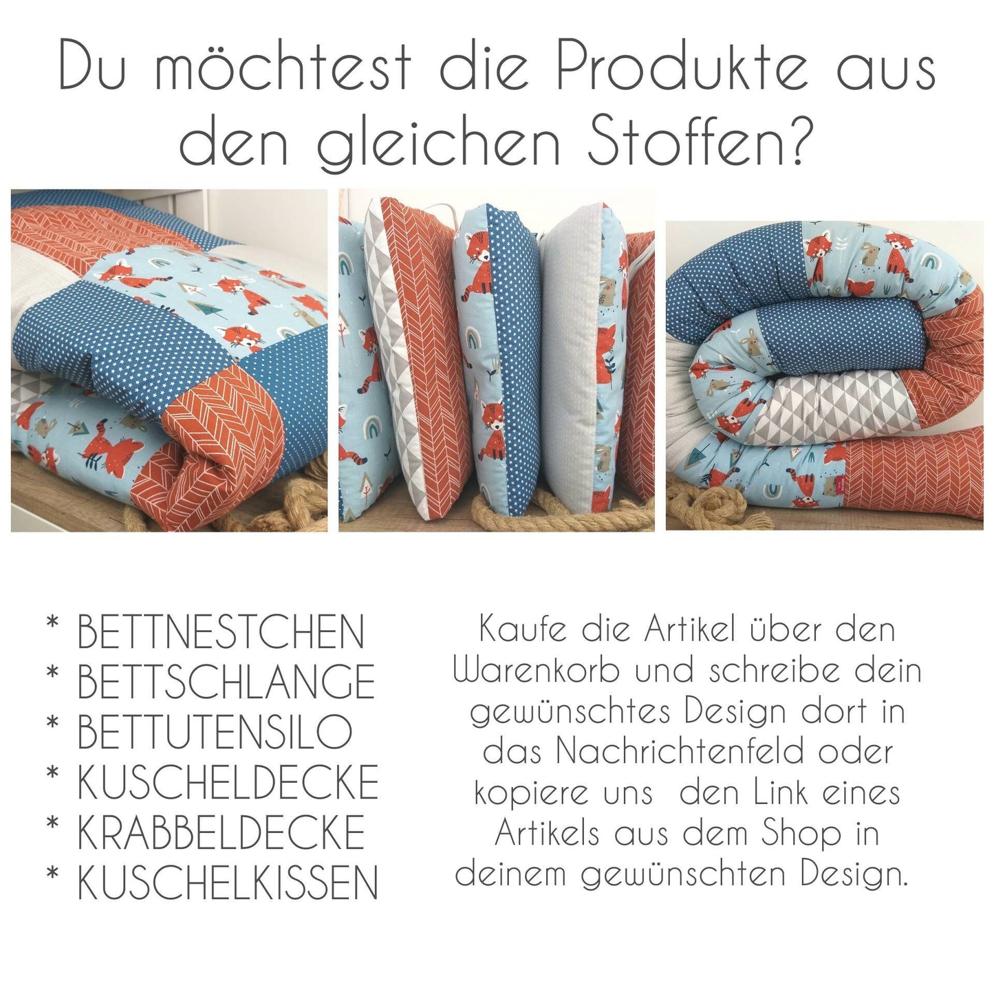 3-4cm dicke Waffelstoff - Krabbeldecke Patchwork-Decke - Babydecke - Federn altrosa/grau/weiß - mit Namen